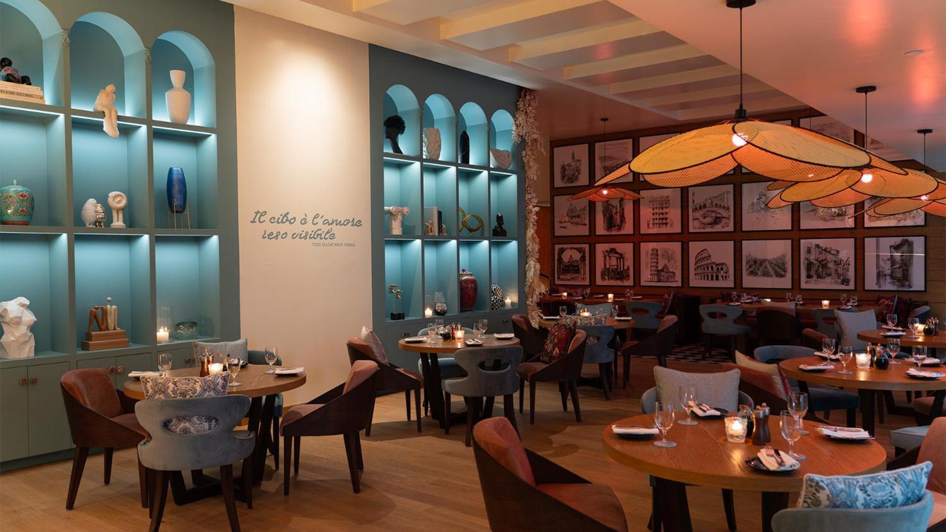 Fairmont Riyadh Riade Exterior foto Restaurant interior