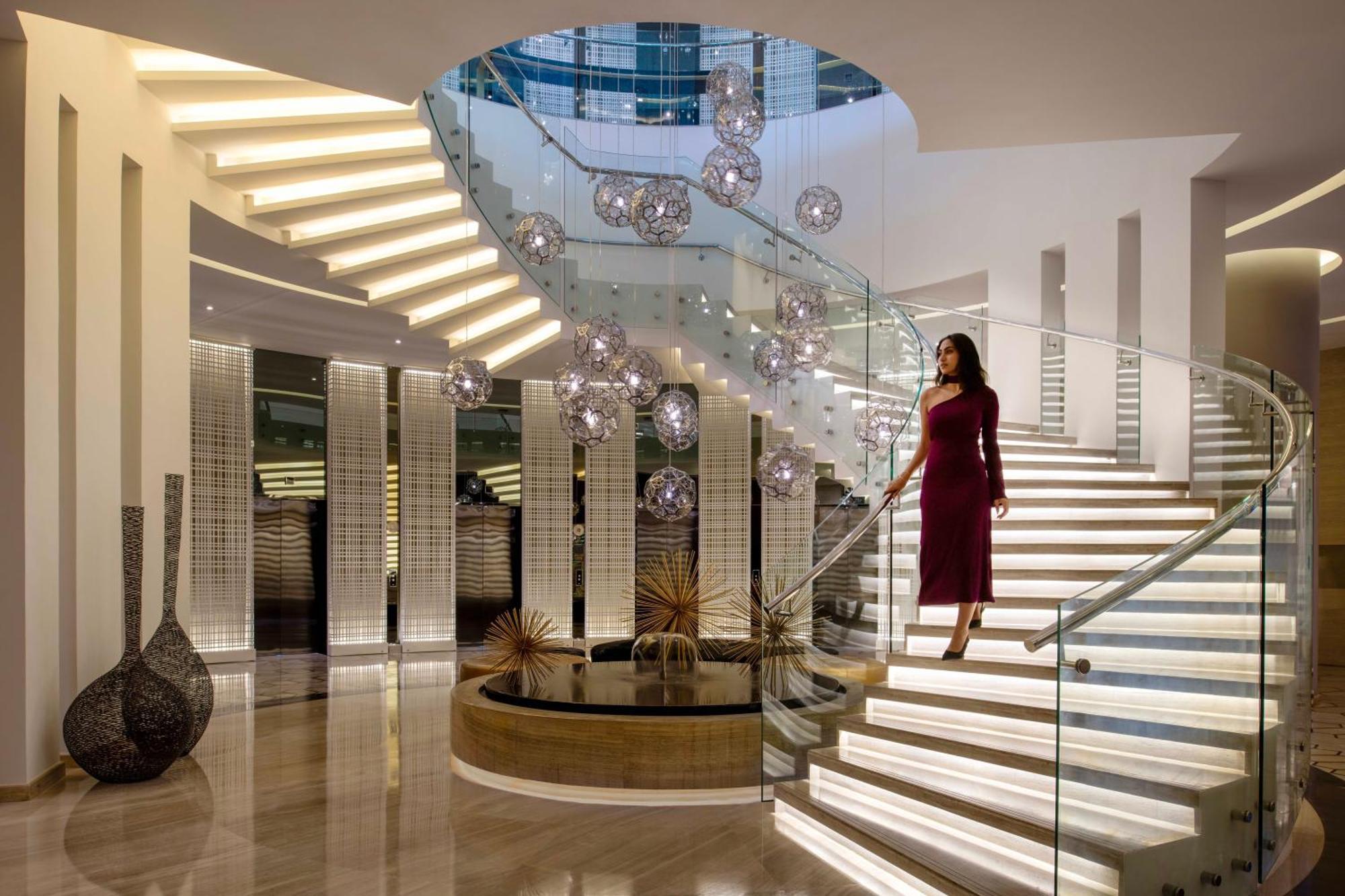 Fairmont Riyadh Riade Exterior foto The lobby of the hotel