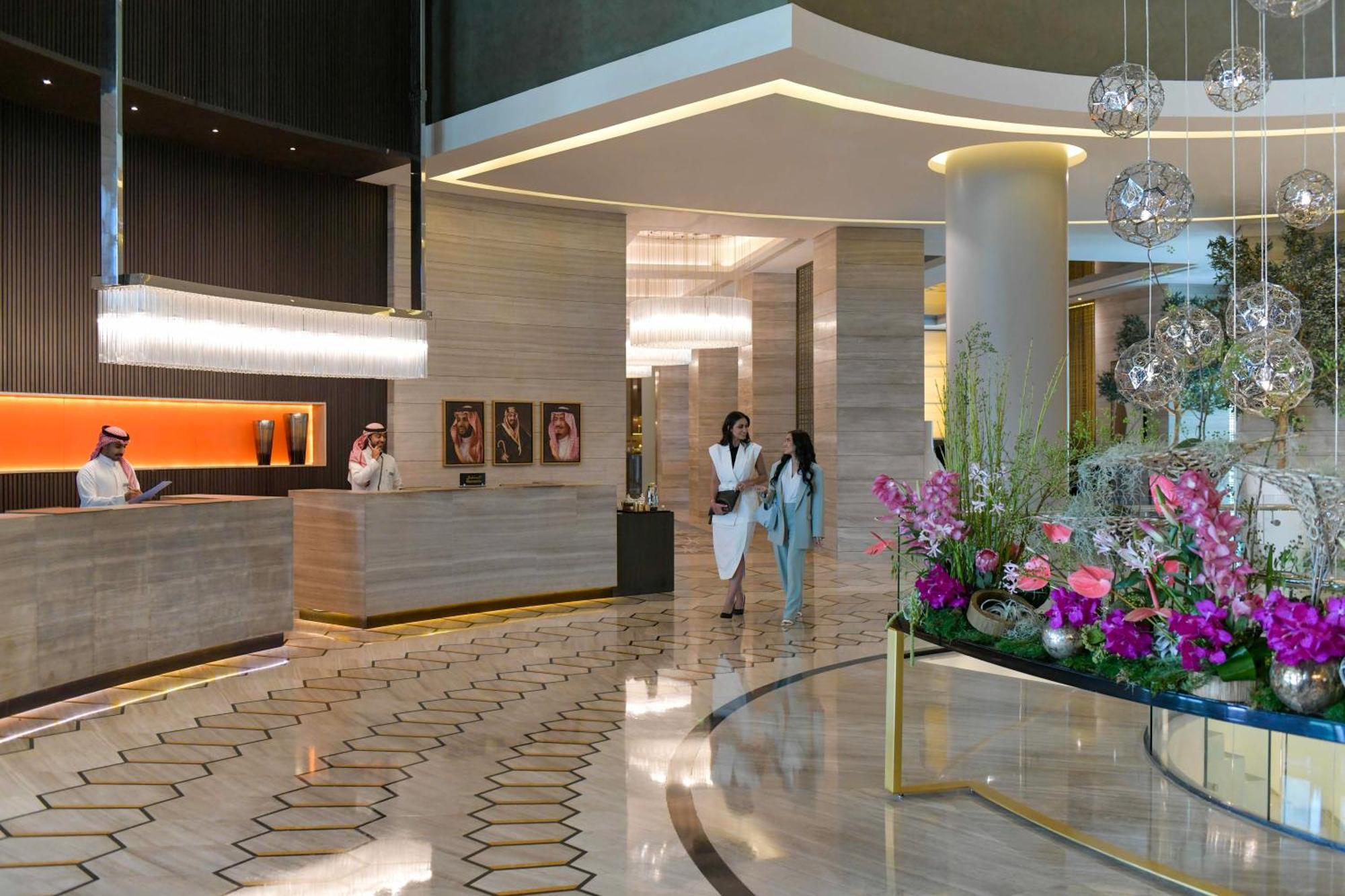Fairmont Riyadh Riade Exterior foto Lobby